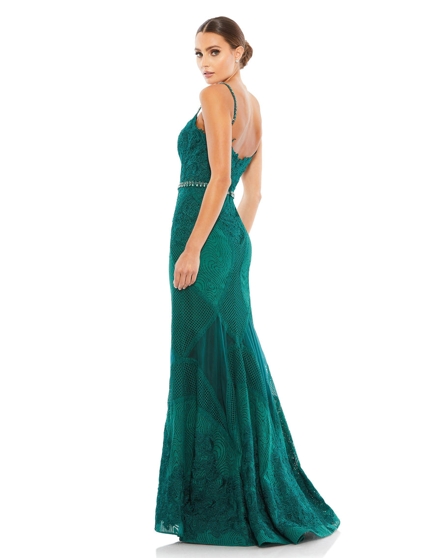 Mac Duggal 79082 Prom Long Mermaid Lace Gown