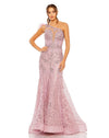 Prom Dresses Prom Long One Shoulder Formal Gown Rose