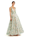 Formal Dresses Formal Prom Long Floral A Line Dress Cream Multi