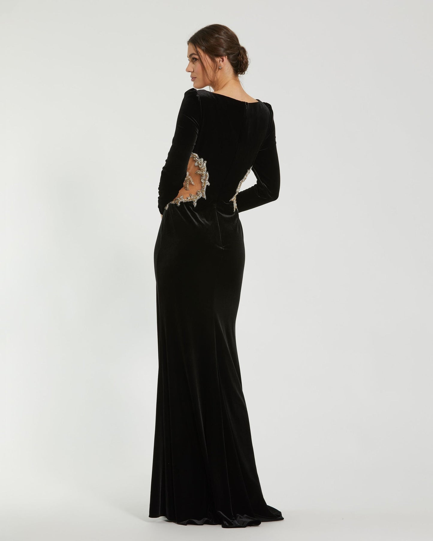 Formal Dresses Fitted Long Formal Evening Dress Black