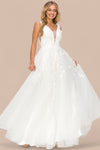 Wedding Dresses Long A Line Bridal Gown Glitter Wedding Dress White