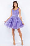 Cocktail Dresses  Blue Homecoming Short A Line Prom Lavendar