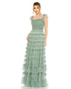 Formal Dresses Formal Long A Line Evening Tiered Dress Jade