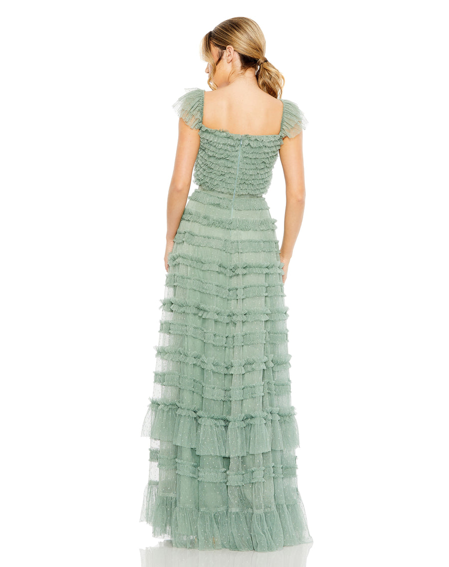 Formal Dresses Formal Long A Line Evening Tiered Dress Jade