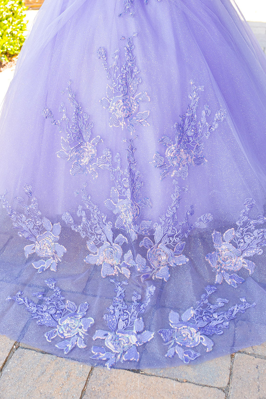 Flower Girl Dresses Long Ball Gown Sequin Flower Girl Dress Lavendar