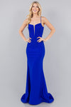 Prom Dresses Prom Fitted Beaded Corset Long Formal Dress Royal