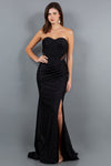 Prom Dresses Long Formal Slit Glitter Prom Dress Black