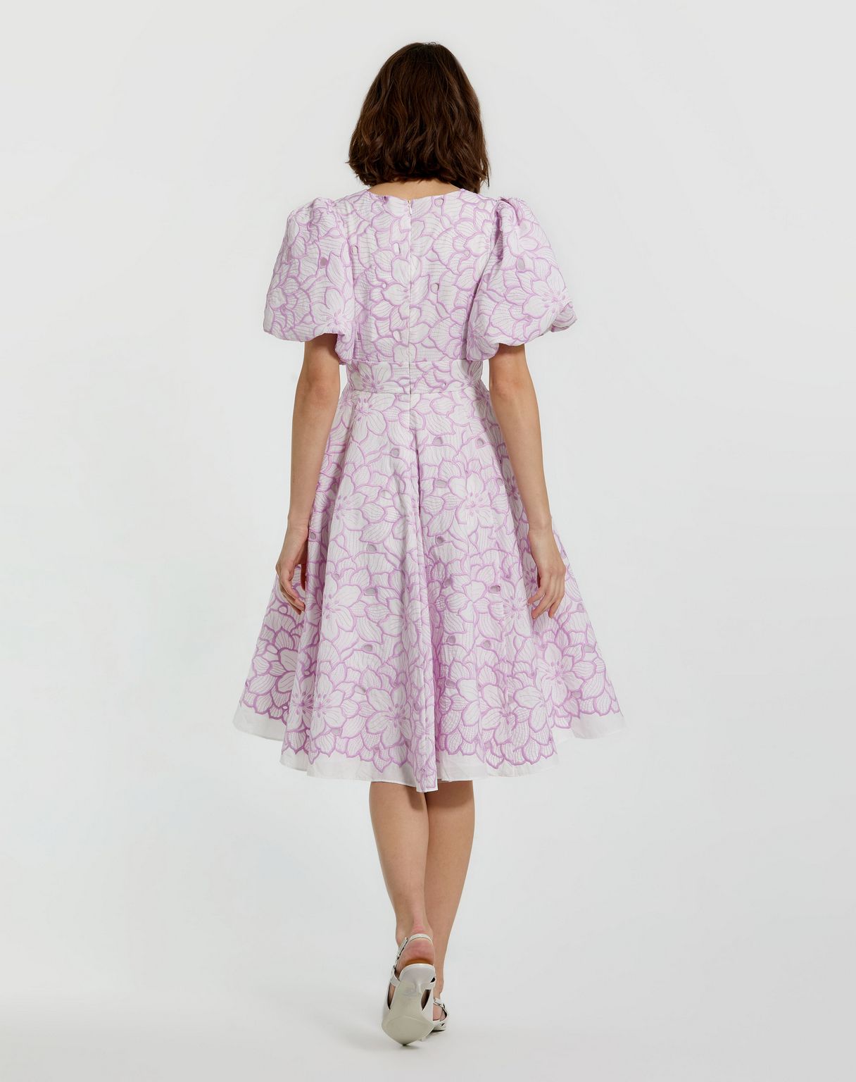 Cocktail Dresses Short A Line Floral Cocktail Dress Orchid White