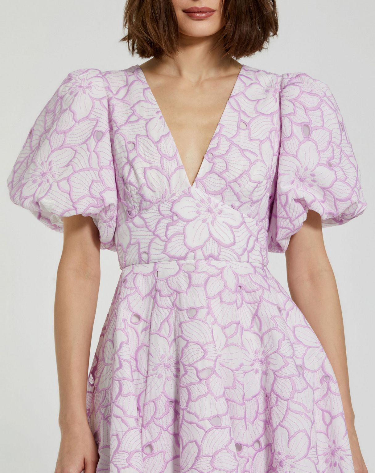 Cocktail Dresses Short A Line Floral Cocktail Dress Orchid White