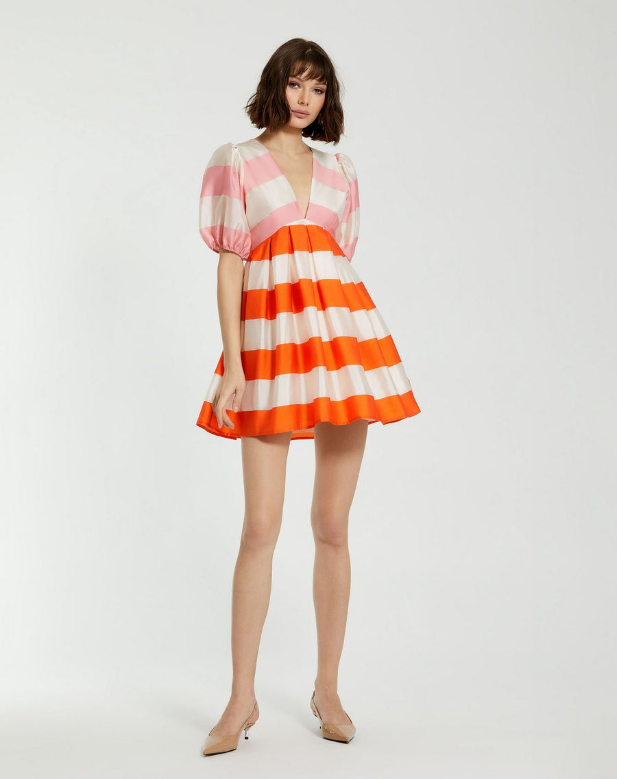 Cocktail Dresses Short Pleated A Line Cocktail Dress Sunset