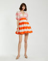 Cocktail Dresses Short Pleated A Line Cocktail Dress Sunset