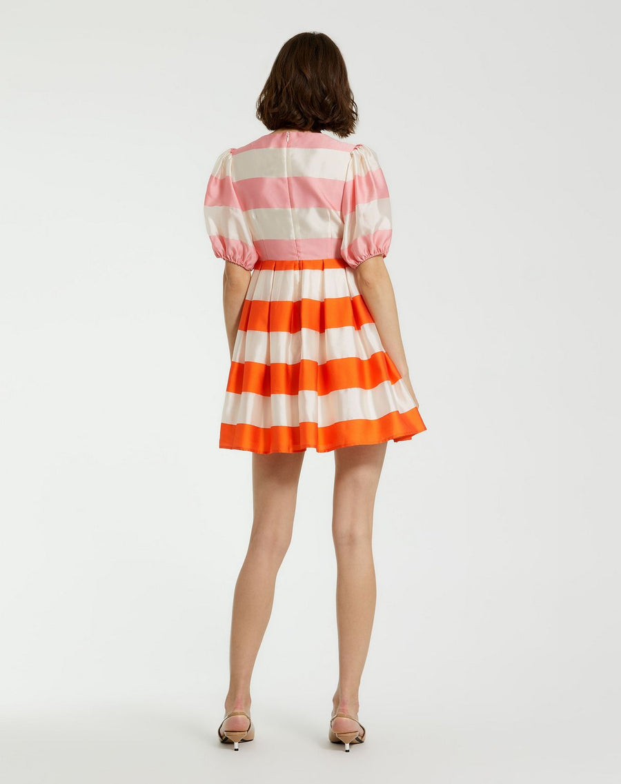 Cocktail Dresses Short Pleated A Line Cocktail Dress Sunset