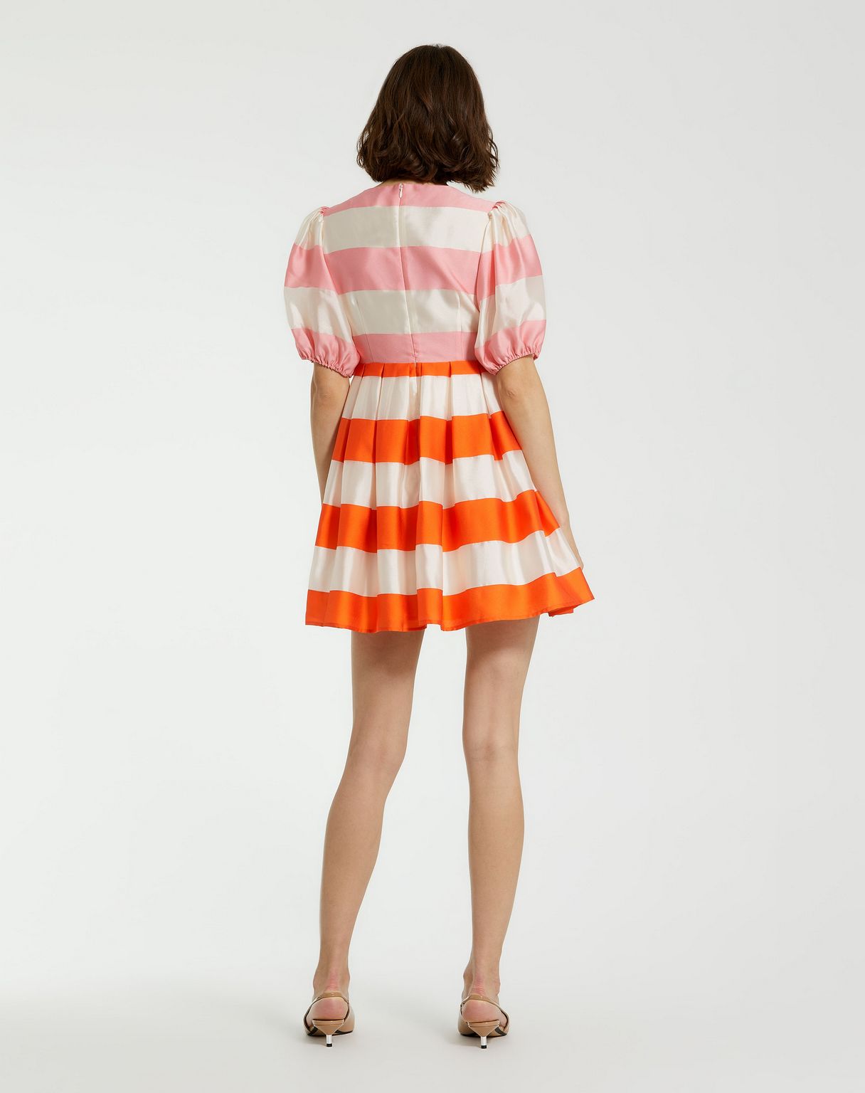 Cocktail Dresses Short Pleated A Line Cocktail Dress Sunset