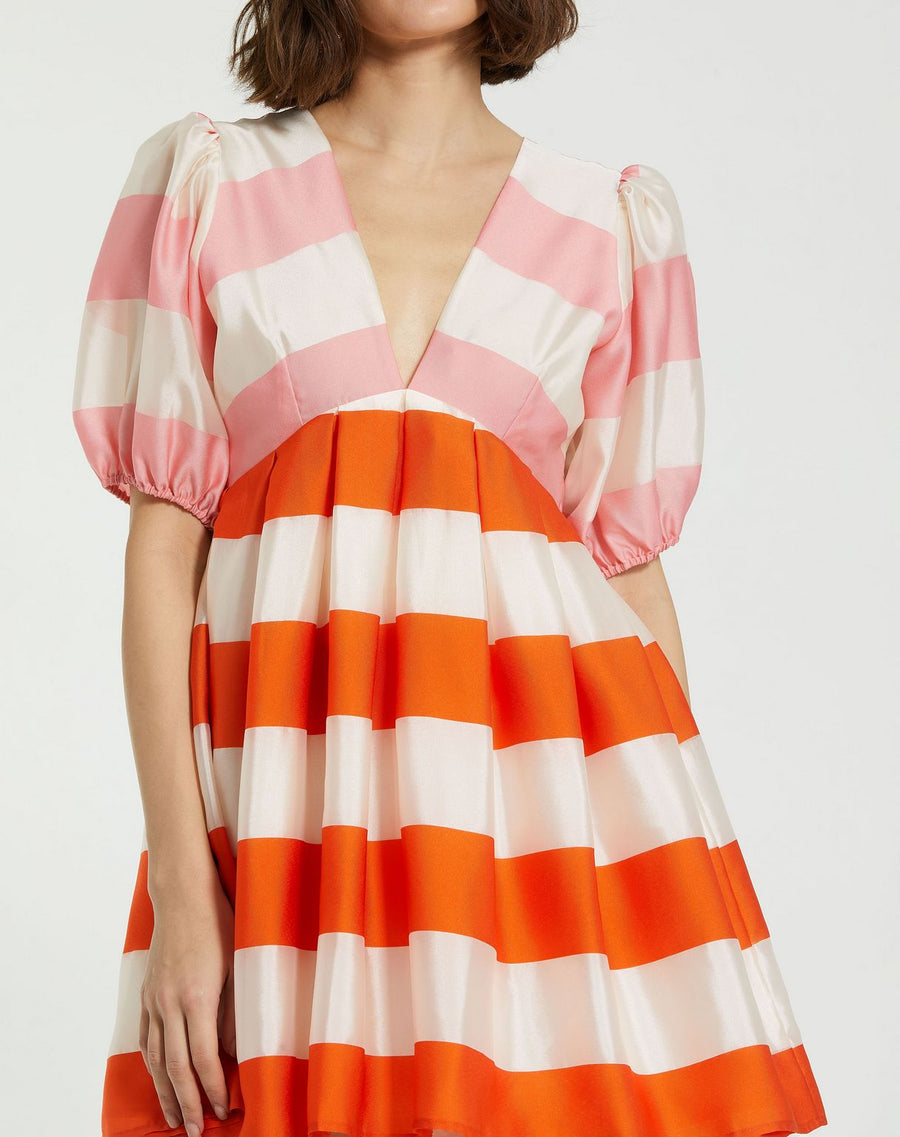 Cocktail Dresses Short Pleated A Line Cocktail Dress Sunset