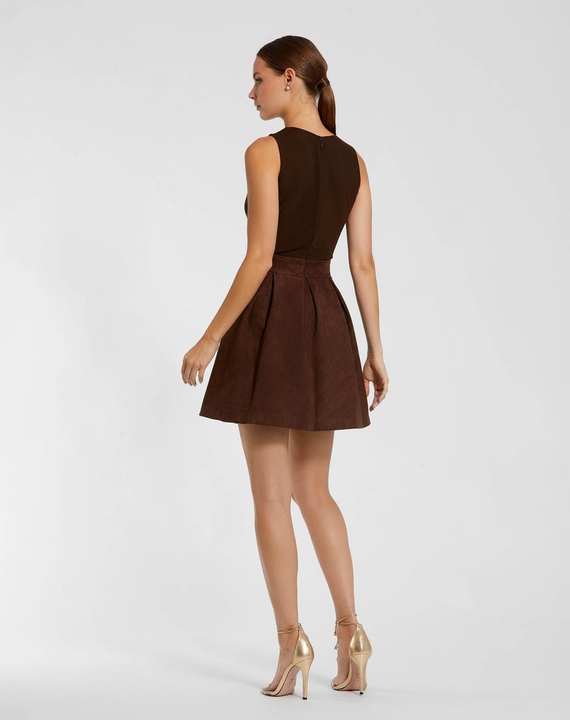 Cocktail Dresses Homecoming A Line Short Cocktail Mini Dress Chocolate
