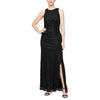 Formal Dresses Long Sleeveless Formal Lace Dress Black