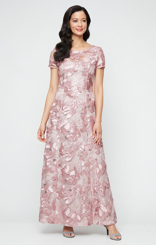 Formal Dresses A Line Long Formal Evening Dress Rose
