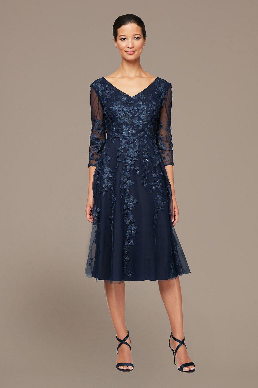 Alex Evenings AE8117861 Alex Sleeveless Short Dress