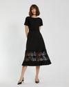 Formal Dresses Tea Length Formal Evening Dress Black