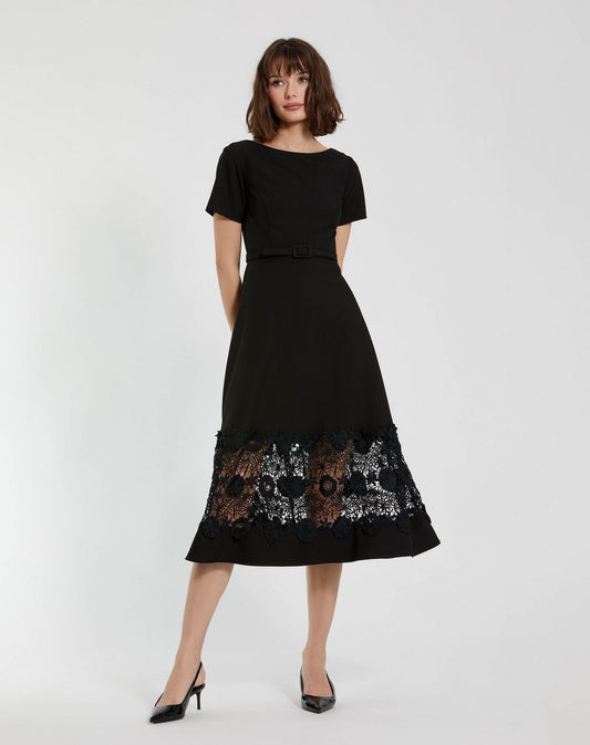 Formal Dresses Tea Length Formal Evening Dress Black