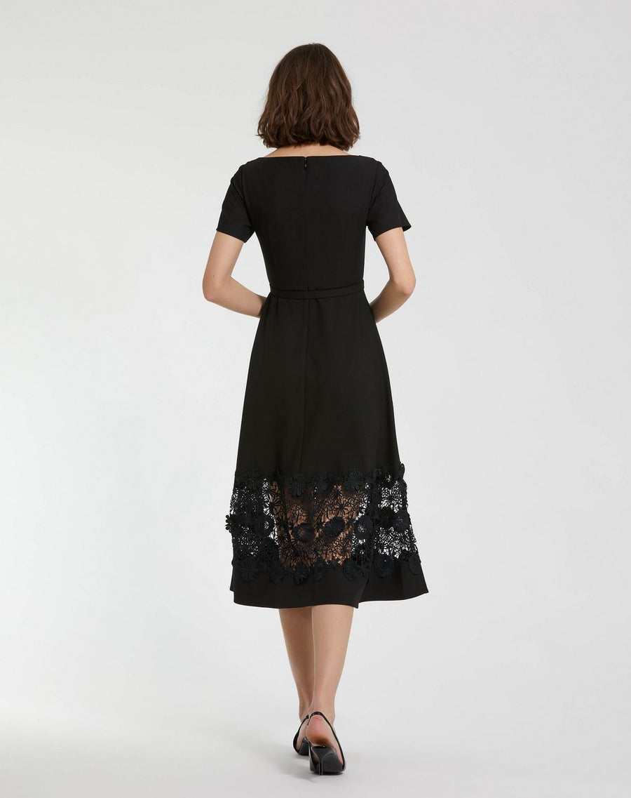 Formal Dresses Tea Length Formal Evening Dress Black