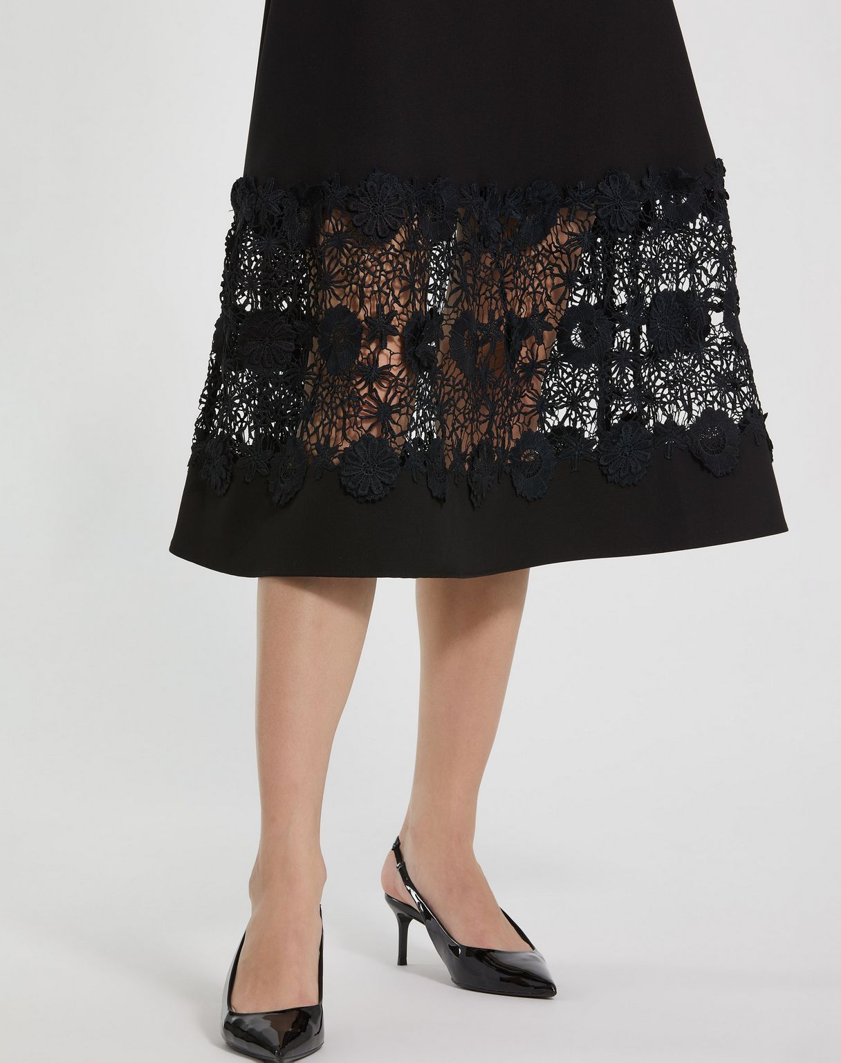 Formal Dresses Tea Length Formal Evening Dress Black