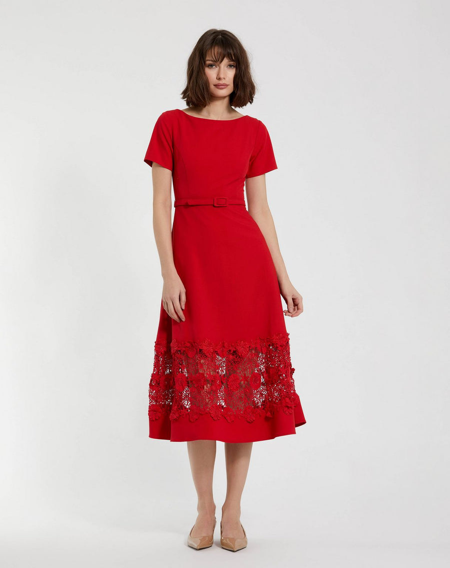 Formal Dresses Tea Length Formal Evening Dress Cherry