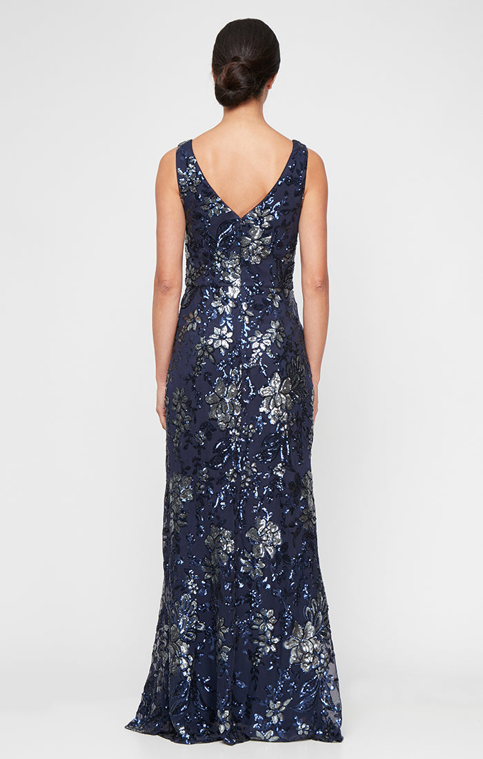 Prom Dresses Formal Long Sequin Prom Dress Navy