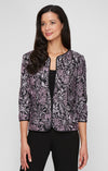 Top Formal Top Twinset Jacket Black Purple