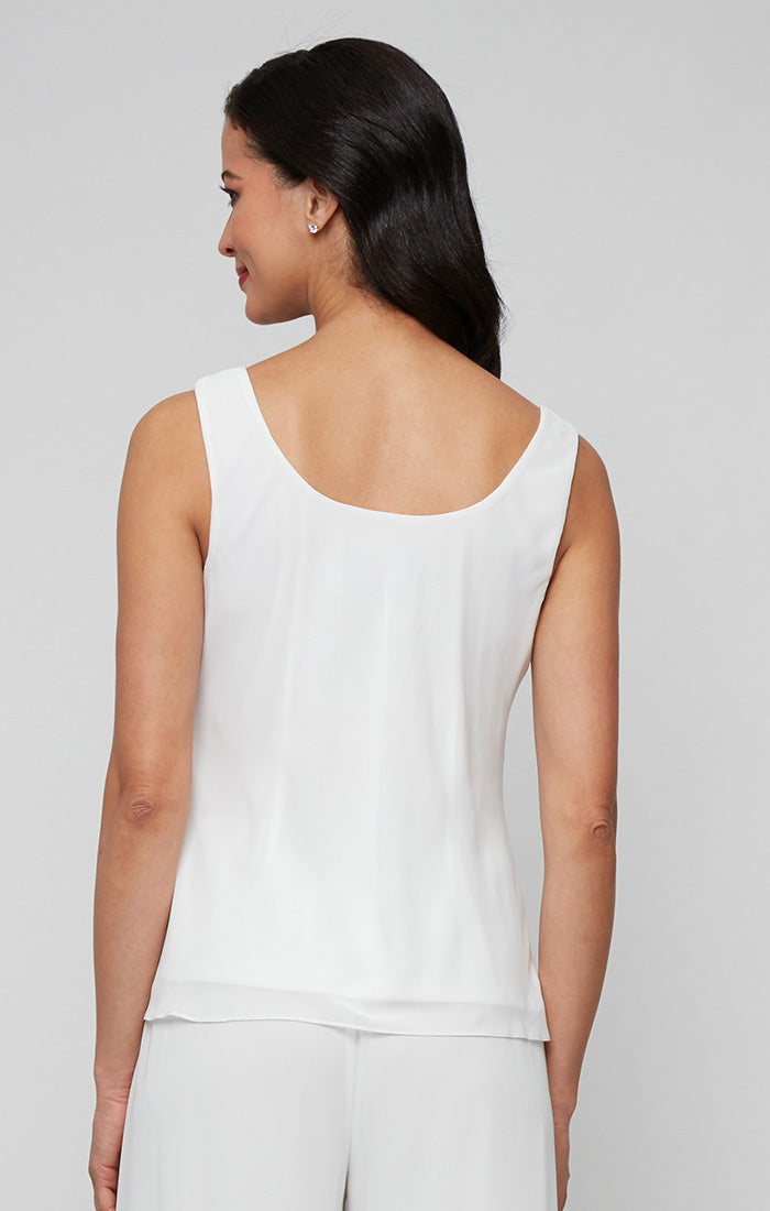 Top Formal Twinset Top Jacket Ivory