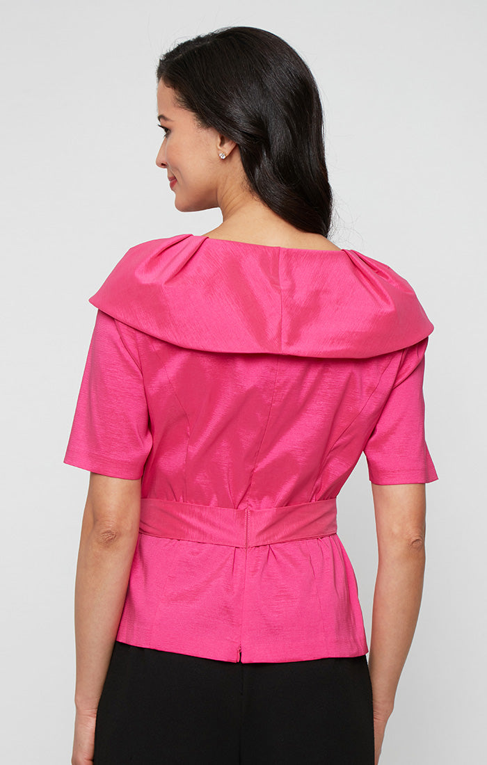 Top Formal Top Mother of the Bride Blouse Fuchsia