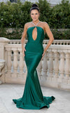 Prom Dresses Beaded Long Formal Mermaid Fit Prom Dress Hunter