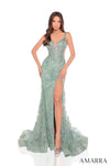 Prom Dresses Long Mermaid Glitter Formal Sequin Prom Dress Sage
