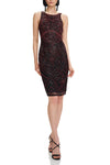 Cocktail Dresses Beaded Short Fitted Cocktail Dress Crimson