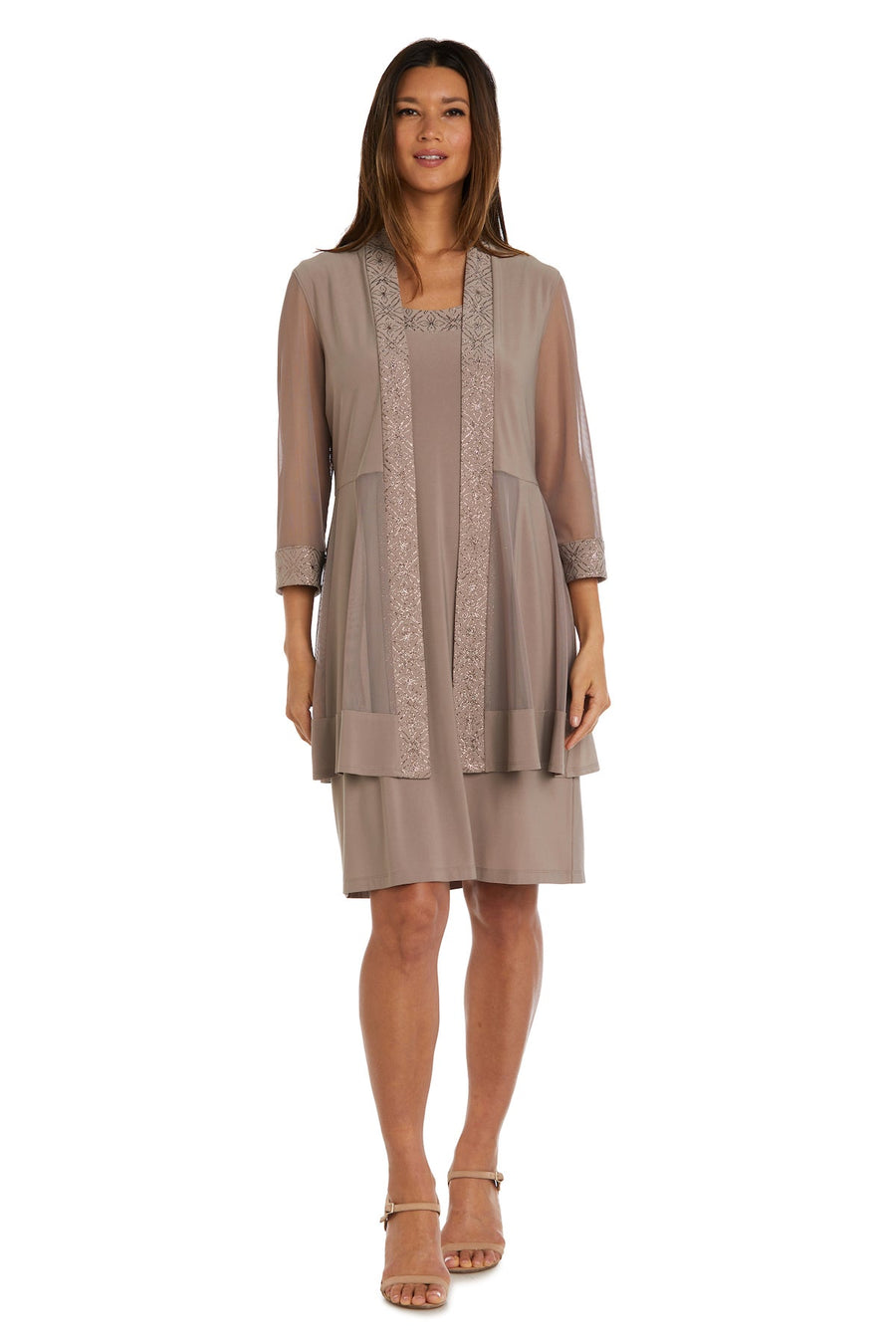 Mother of the Bride Dresses Short Mother of the Bride Dress Taupe
