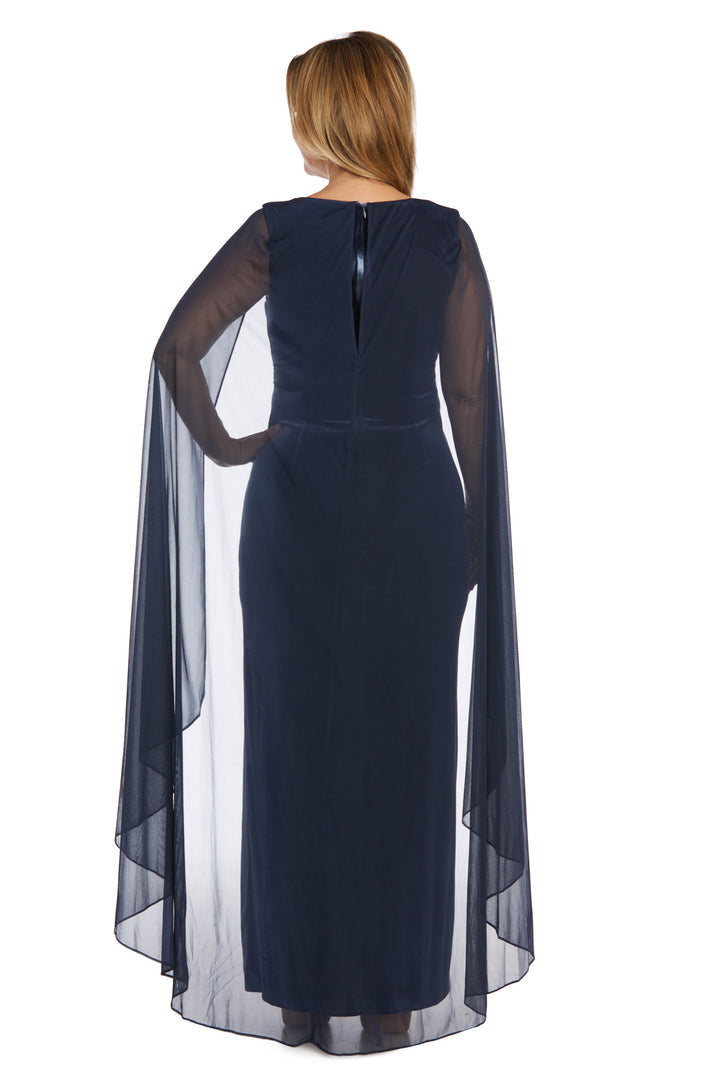 Mother of the Bride Dresses Long Mother of the Bride Cape Wrap Dress Charcoal