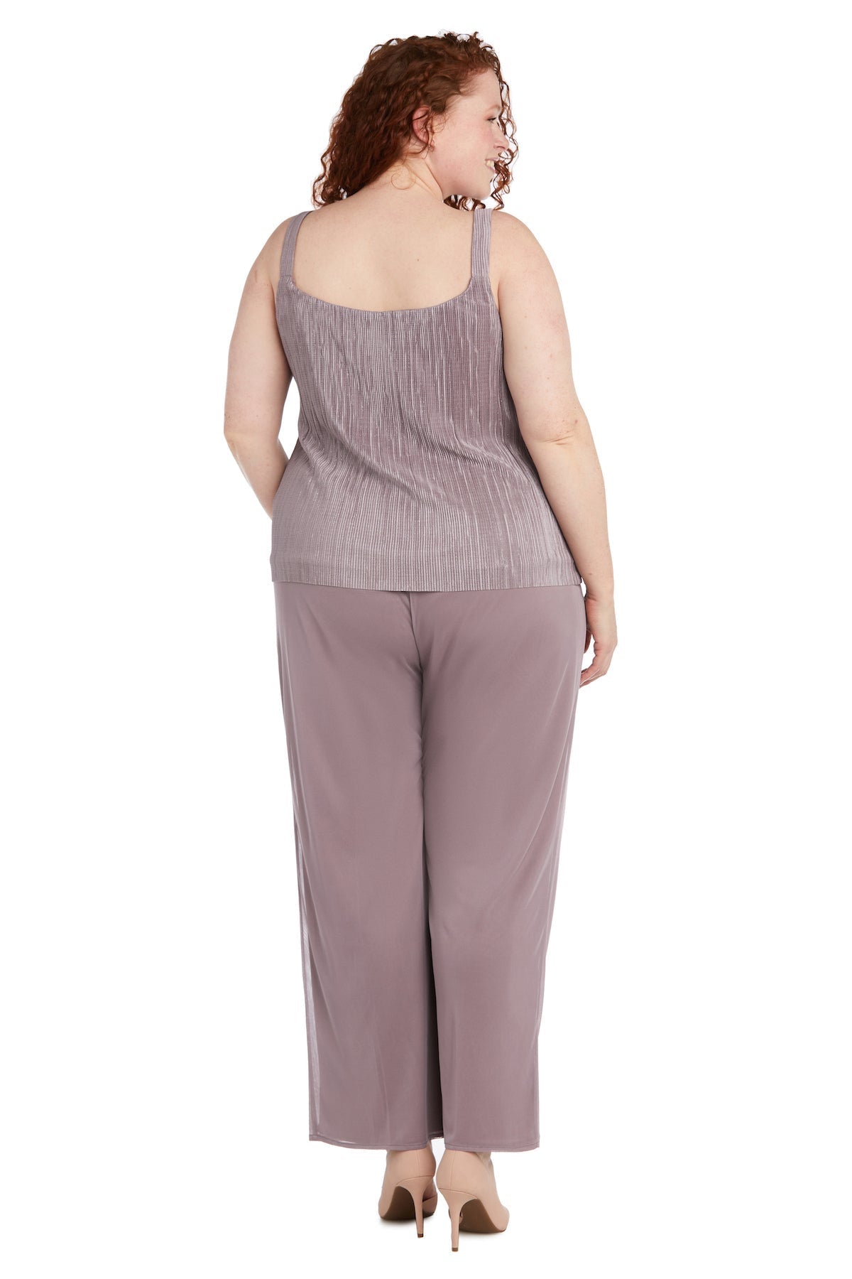 Pant Suit Long Formal Pant Suit  Mauve