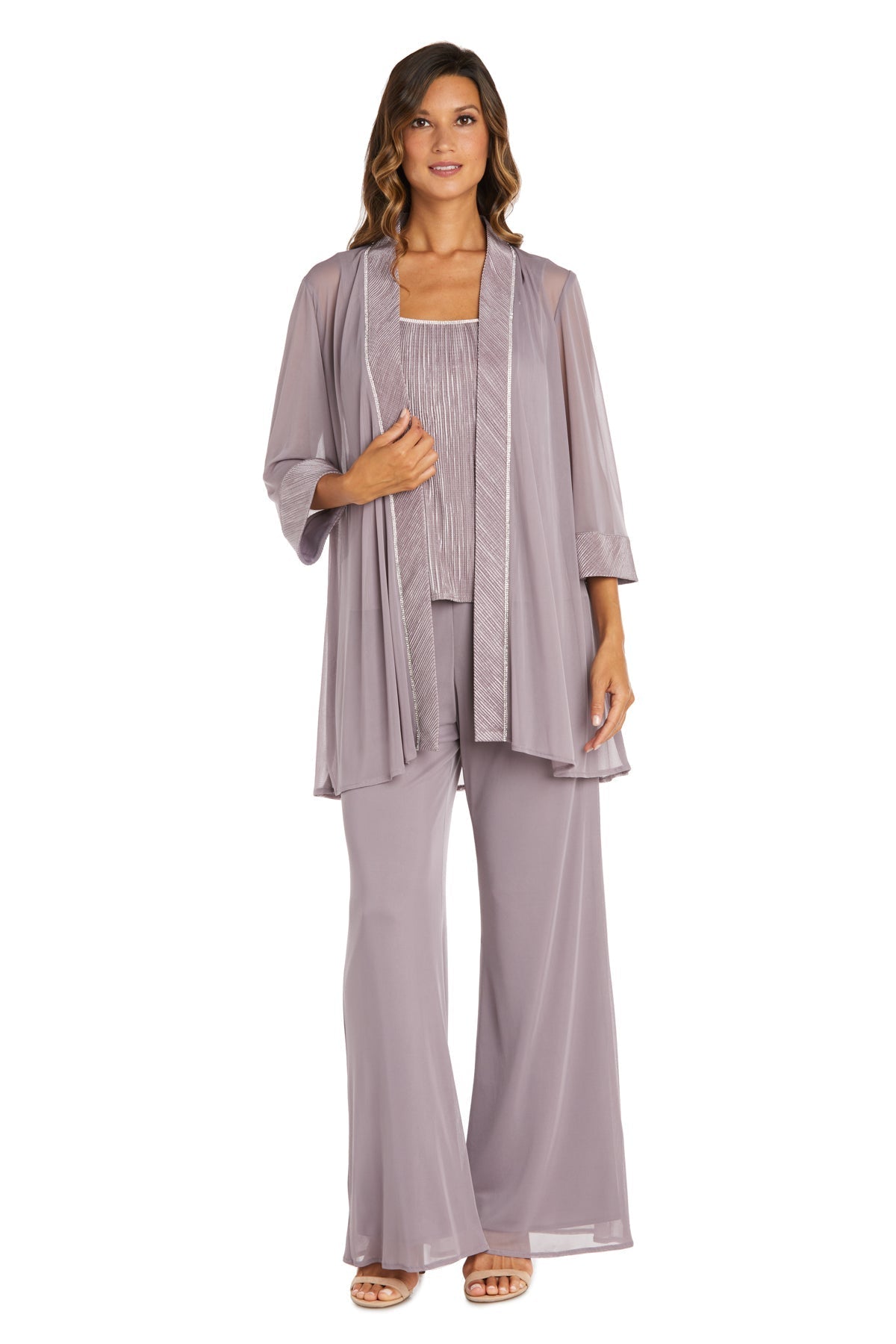 Pant Suit Long Pantsuit  Mauve