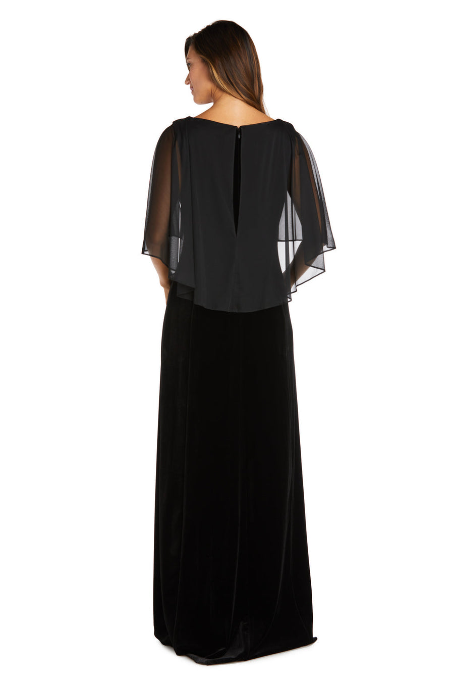 Formal Dresses Long Formal Velvet Gown Black