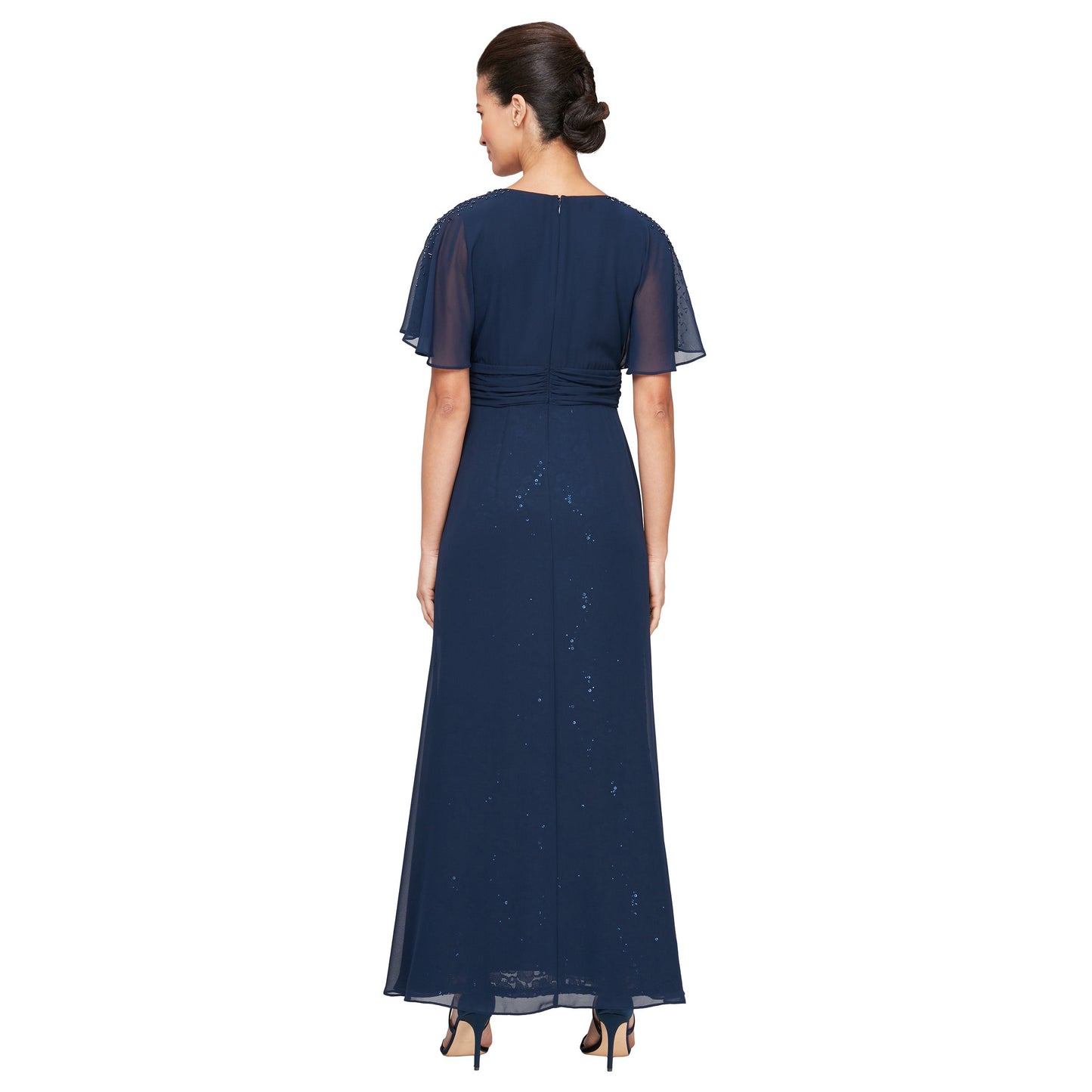 Mother of the Bride Dress Long Mother of the Bride Formal Evening Dress Navy