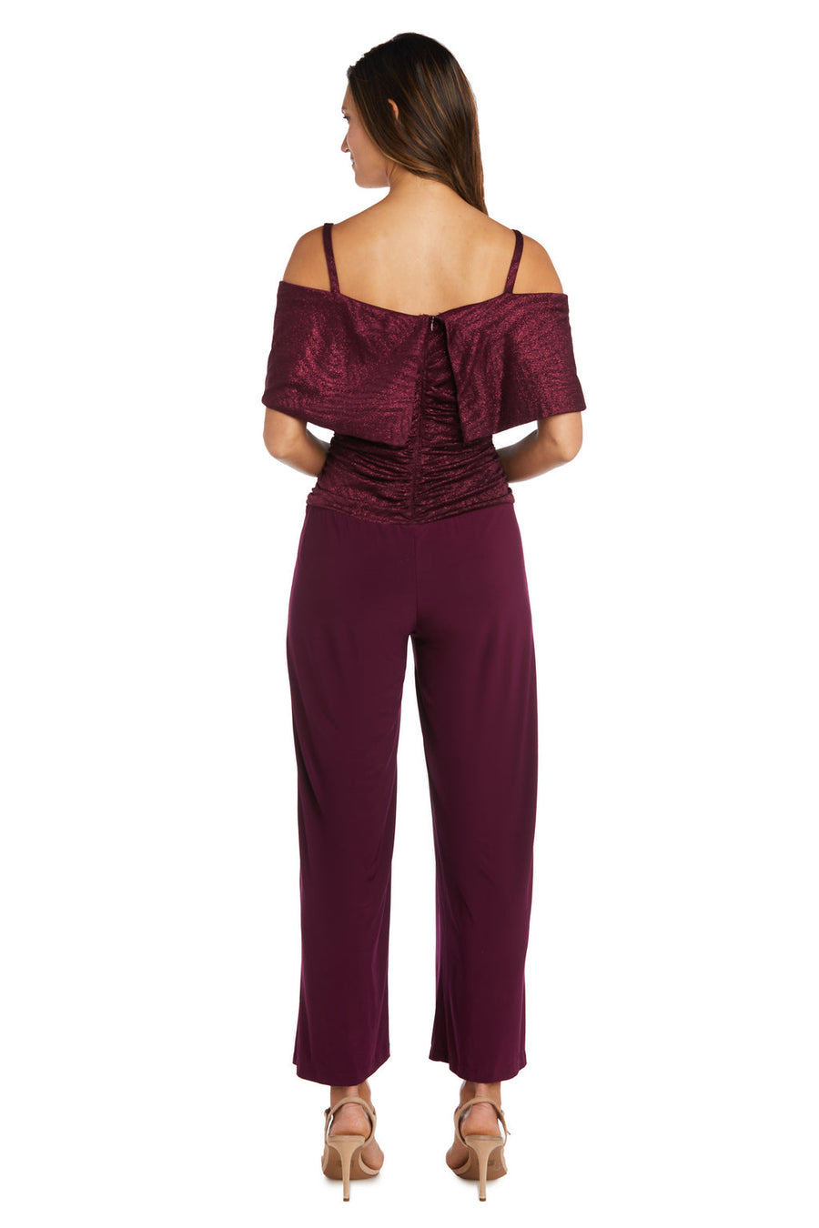 Jumpsuit Ruched Jumpsuit Merlot