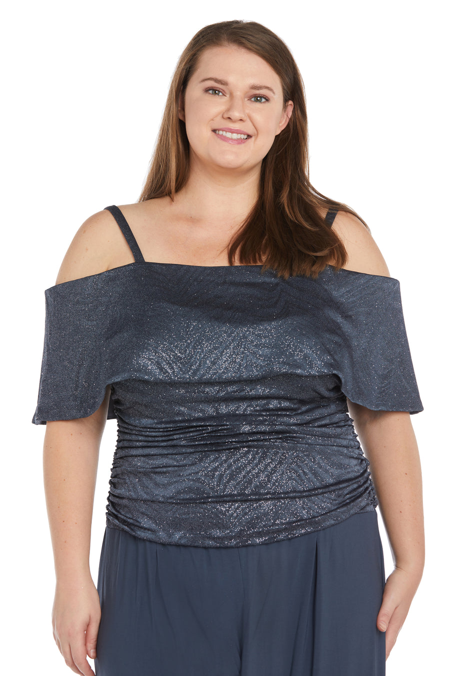 Jumpsuit Plus Size Ruched Jumpsuit Charcoal