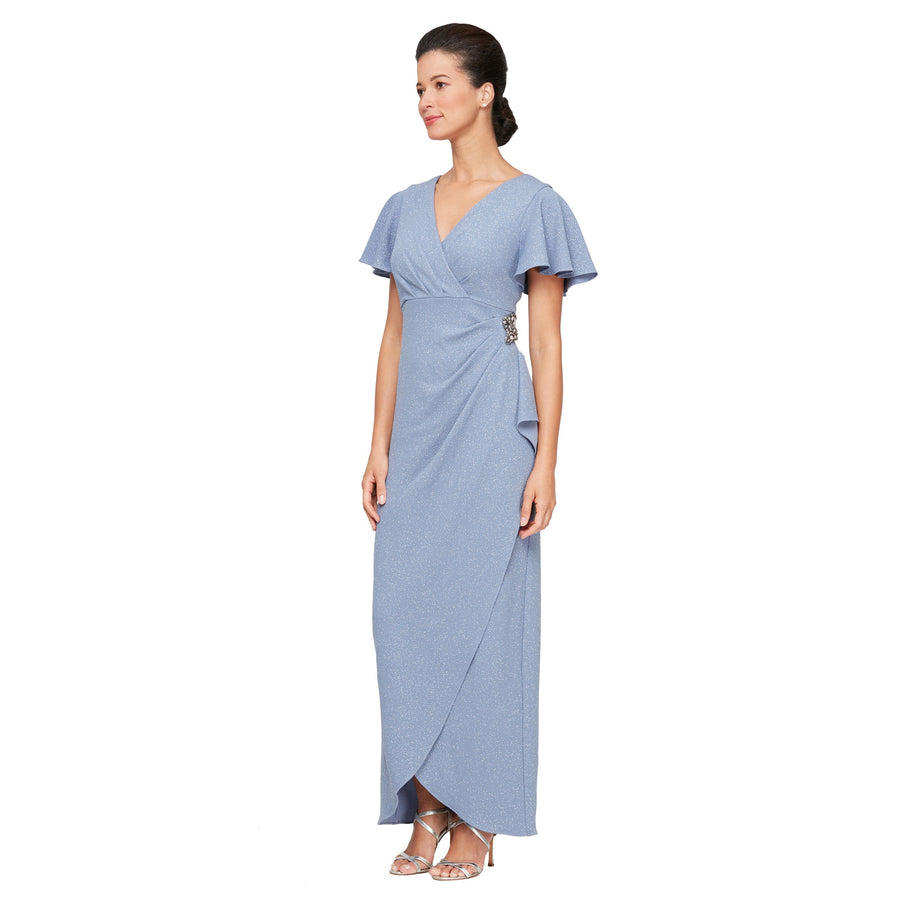 Formal Dresses Long Ruched Beaded Evening Formal Dress Periwinkle