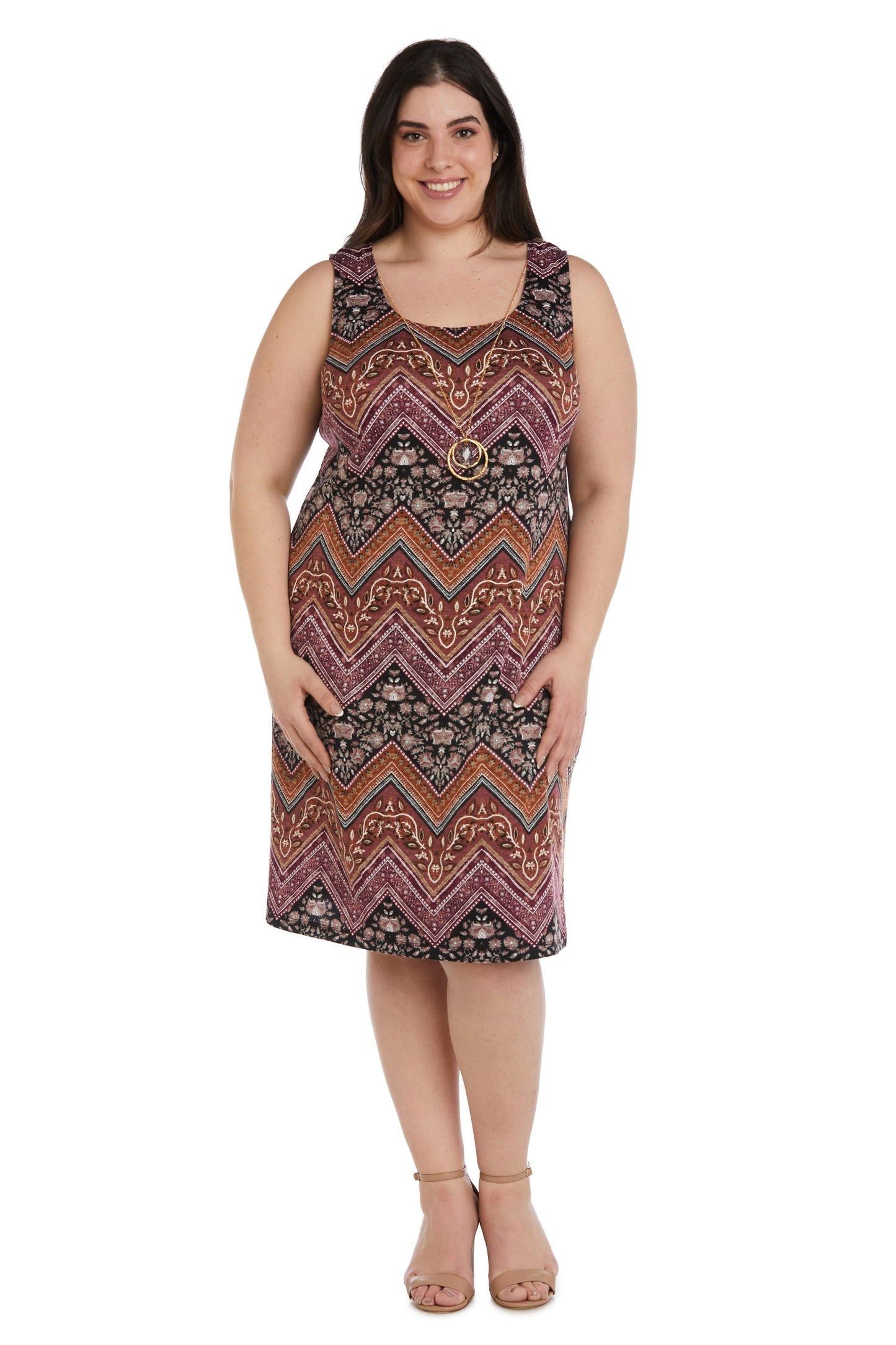 R&M Richards 9127W Short Two Piece Plus Size Dress