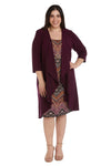 R&M Richards 9127W Short Two Piece Plus Size Dress