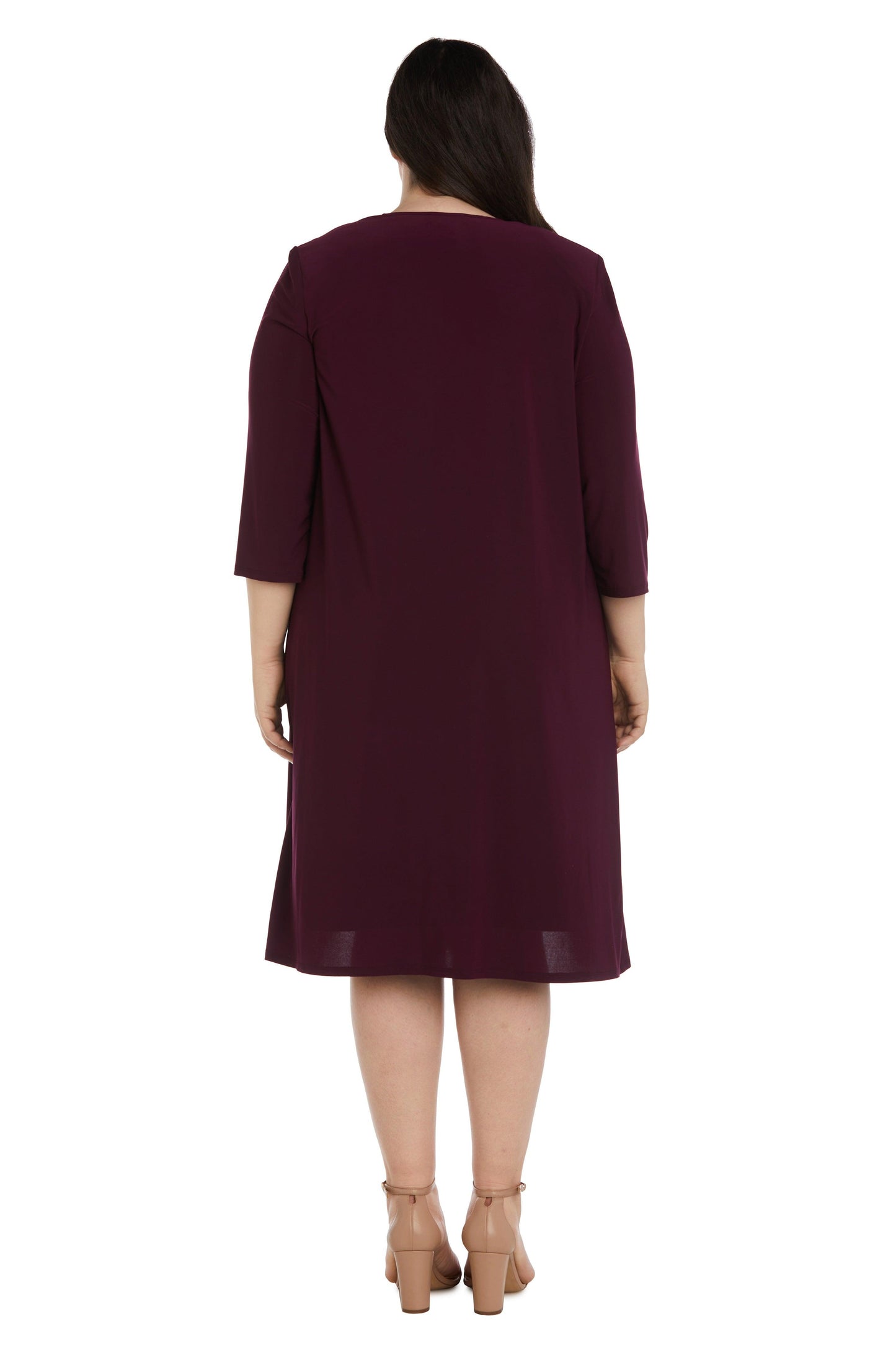 R&M Richards 9127W Short Two Piece Plus Size Dress