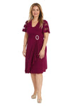 Cocktail Dresses Short Cocktail Cascade Dress Berry
