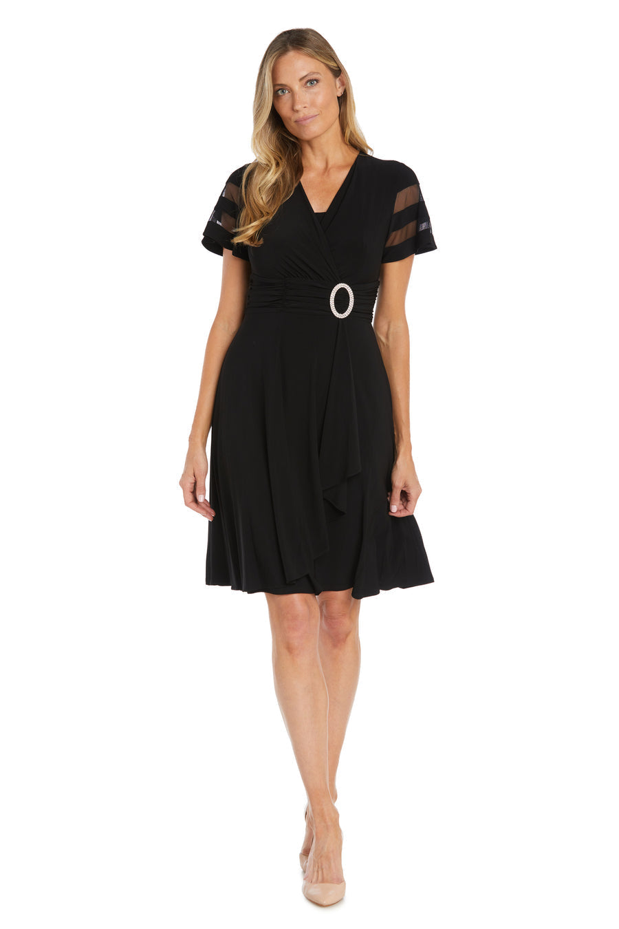Cocktail Dresses Short Cocktail Cascade Dress Black