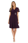 Cocktail Dresses Short Cocktail Cascade Dress Plum