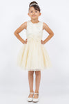 Flower Girl Dresses Short Sequin Floral Flower Girl Dress Champagne